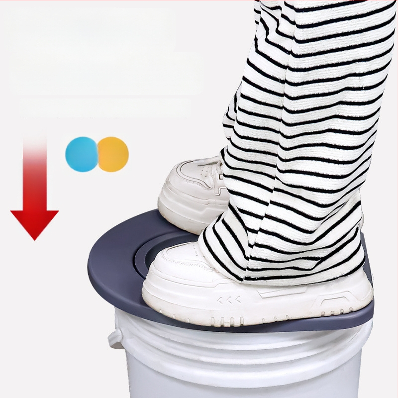 Univerzálny kruh na záchodové sedadlo s poklopom, hrúbkovaný, prenosný pre seniorov • Materiál: PP doska • Štýl: štandardný / moderný / minimalistický • Pôvod: Hebei