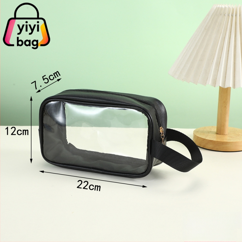 Make-up taška s veľkou kapacitou 20–35L, PU vonkajší materiál a PU podšívka, vodotesná a prenosná, zatváranie na zips, skrytá kapsa so zipsom, vnútorná kapsa na mince, trojrozmerná vonkajšia kapsa, mestský minimalistický štýl