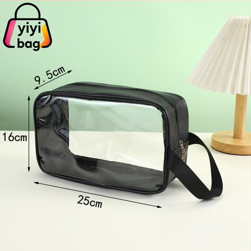 Make-up taška s veľkou kapacitou 20–35L, PU vonkajší materiál a PU podšívka, vodotesná a prenosná, zatváranie na zips, skrytá kapsa so zipsom, vnútorná kapsa na mince, trojrozmerná vonkajšia kapsa, mestský minimalistický štýl