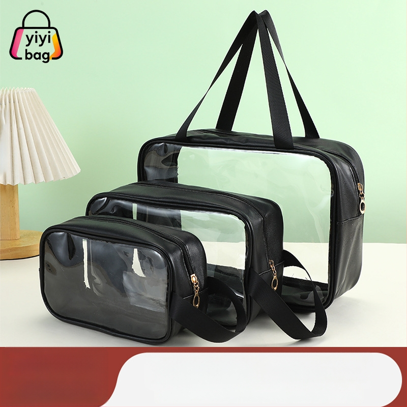 Make-up taška s veľkou kapacitou 20–35L, PU vonkajší materiál a PU podšívka, vodotesná a prenosná, zatváranie na zips, skrytá kapsa so zipsom, vnútorná kapsa na mince, trojrozmerná vonkajšia kapsa, mestský minimalistický štýl