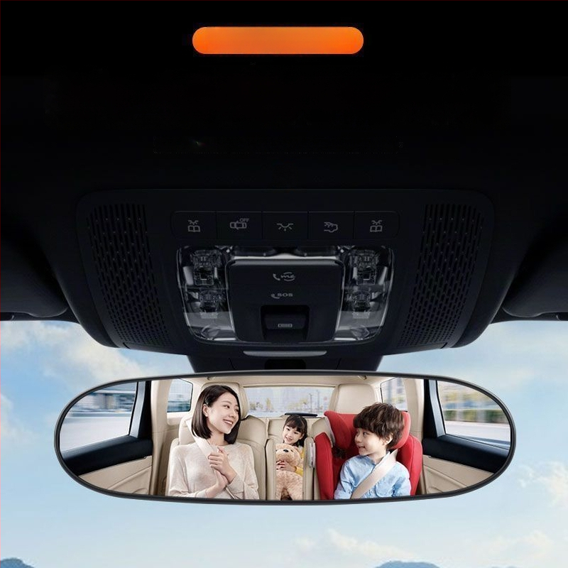 Zrkadlo spätného videnia pre elektrické trojkolesové vozidlo so sacím uchom, konvexná plocha, široké zorné pole, proti oslneniu, okrúhle pozorovacie zrkadlo pre dieťa (Značka: Strong Factory; Číslo produktu: Factory Direct Supply Customization Cross-Border