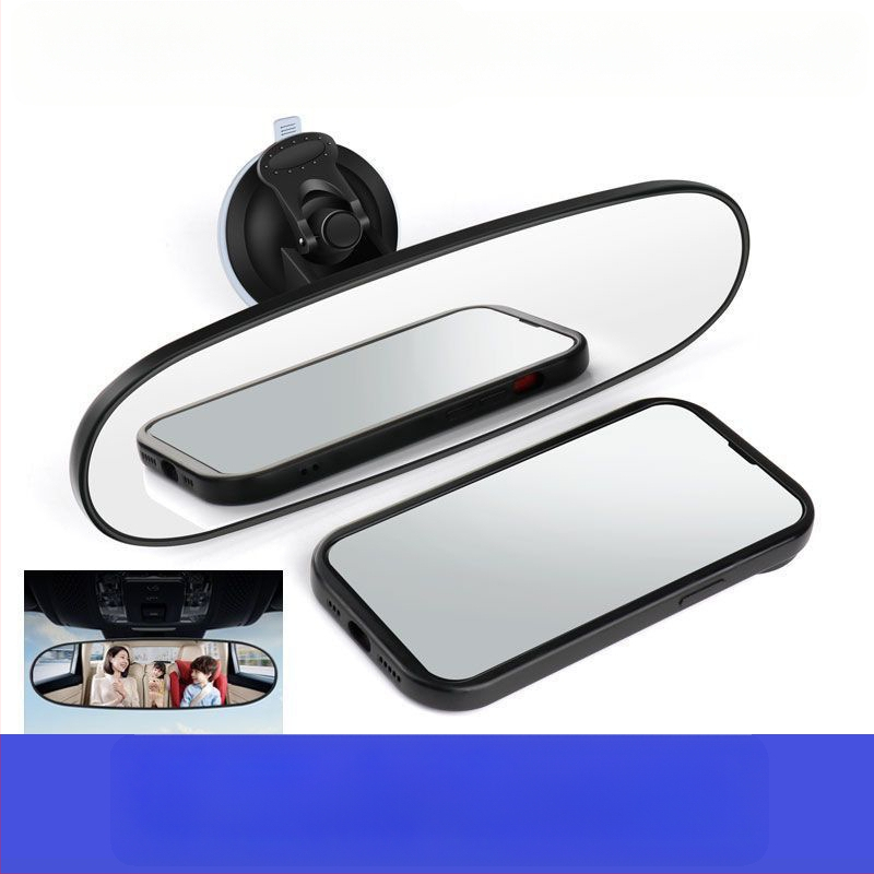 Zrkadlo spätného videnia pre elektrické trojkolesové vozidlo so sacím uchom, konvexná plocha, široké zorné pole, proti oslneniu, okrúhle pozorovacie zrkadlo pre dieťa (Značka: Strong Factory; Číslo produktu: Factory Direct Supply Customization Cross-Border