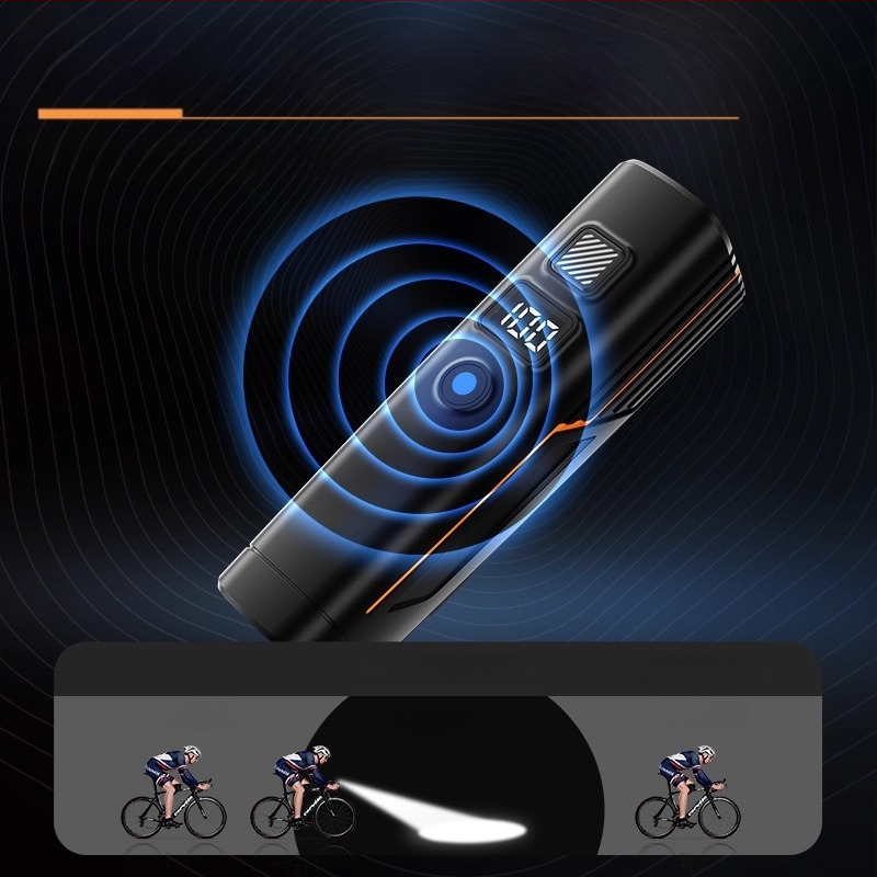 Jalgrattavalgustite komplekt: eesvalgus tugeva võimsusega öiseks sõitmiseks, taga tuli, USB-C, 1200mAh, kiire vabastamine, mudel F998M6TH968S9M