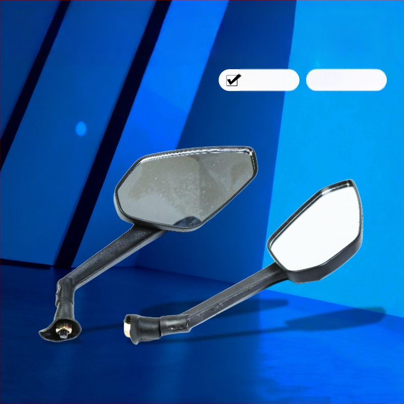 Hema Machinery univerzálne spätné zrkadlo pre elektrické vozidlá, antireflexné sklo, veľké zorné pole, cúvacie zrkadlo