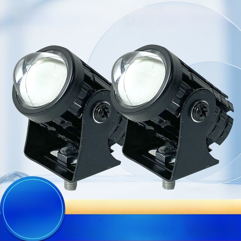 LED vysokovýkonný reflektor na motocykel, univerzálny 12V-80V, diaľkové/blízke svetlo