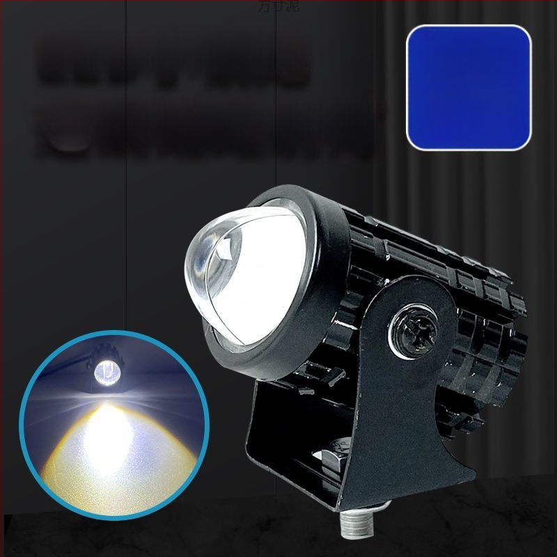 LED vysokovýkonný reflektor na motocykel, univerzálny 12V-80V, diaľkové/blízke svetlo