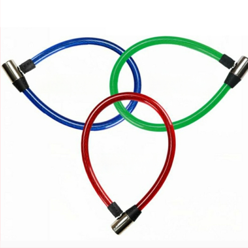 Žiedinis raktų užraktas dviratėms ir motociklams – plieninis kabelis, modelis 2080, Yan Jun