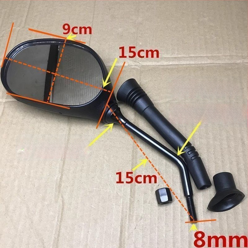 Motocyklové spätné zrkadlo s proti oslneniu; kompatibilné s Dream Chaser 125 a Princess 110 skúter; Značka: Strength Factory; Určené na export; Hlavné trhy: Afrika, Európa, Amerika, Juhovýchodná Ázia