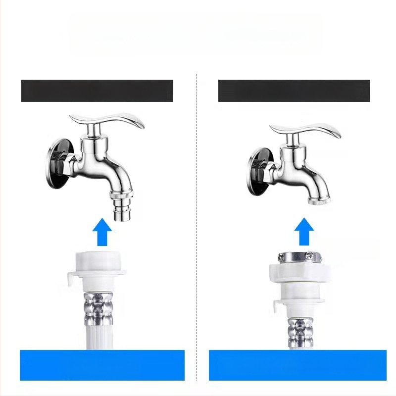 Pesumasina veevoolu sisenditoru, PVC, nominaalne rõhk 6 kg, töötemperatuur 0–30°C, keriühendus