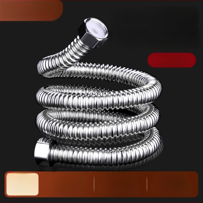 304 roostevabast terasest gofreeritud veevõtu sisendvoolik boilerile, WC-le ja köögile (80 MPa, 0–90°C)