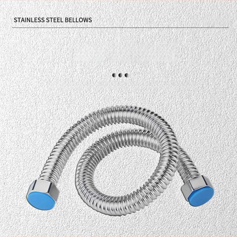 304 roostevabast terasest gofreeritud veevõtu sisendvoolik boilerile, WC-le ja köögile (80 MPa, 0–90°C)