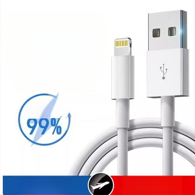 Geyunge Apple USB laadimiskaabel iPhone/iPad jaoks kiirlaadimisega, PVC kaabel, maksimaalne väljund 3–5 A