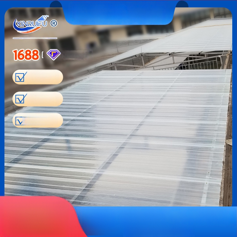 FRP skylight panel pre strechu – priehľadný plast, odolný voči požiaru, FRP konštrukcia