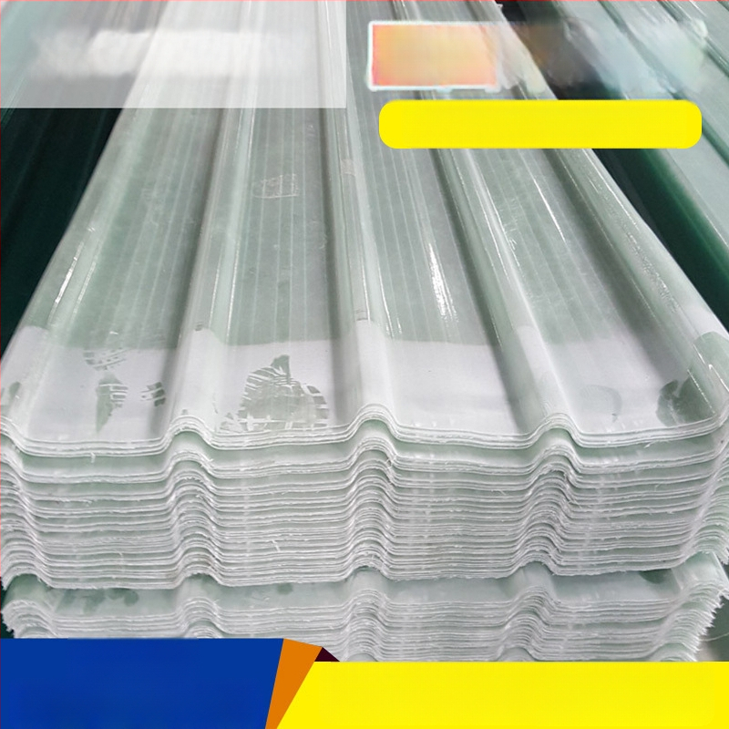 FRP skylight panel pre strechu – priehľadný plast, odolný voči požiaru, FRP konštrukcia