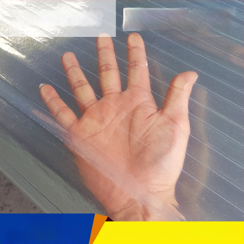 FRP skylight panel pre strechu – priehľadný plast, odolný voči požiaru, FRP konštrukcia