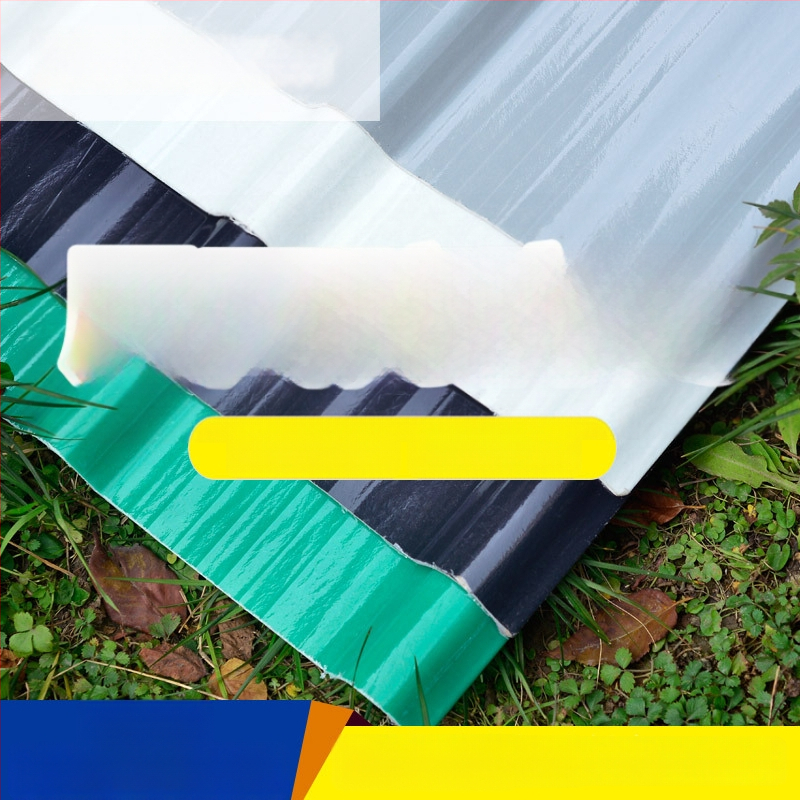 FRP skylight panel pre strechu – priehľadný plast, odolný voči požiaru, FRP konštrukcia