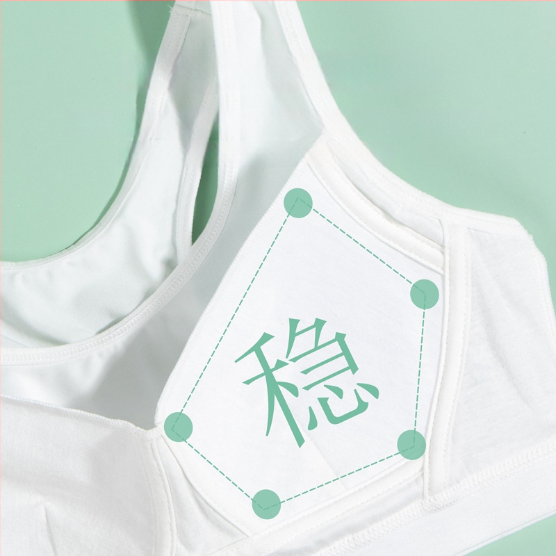 Dievčenská vestová športová podprsenka, bez výstuže, plný košíček s tenkými tvarovanými košíčkami, priedušný materiál (polyester/nylon/spandex)