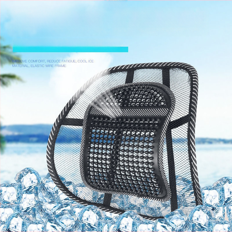 Autosedadlová opora bedrová vankúš z priedušnej sieťoviny, celoročné použitie, kompatibilné s Bevice, výplň: 1, čínske štýl