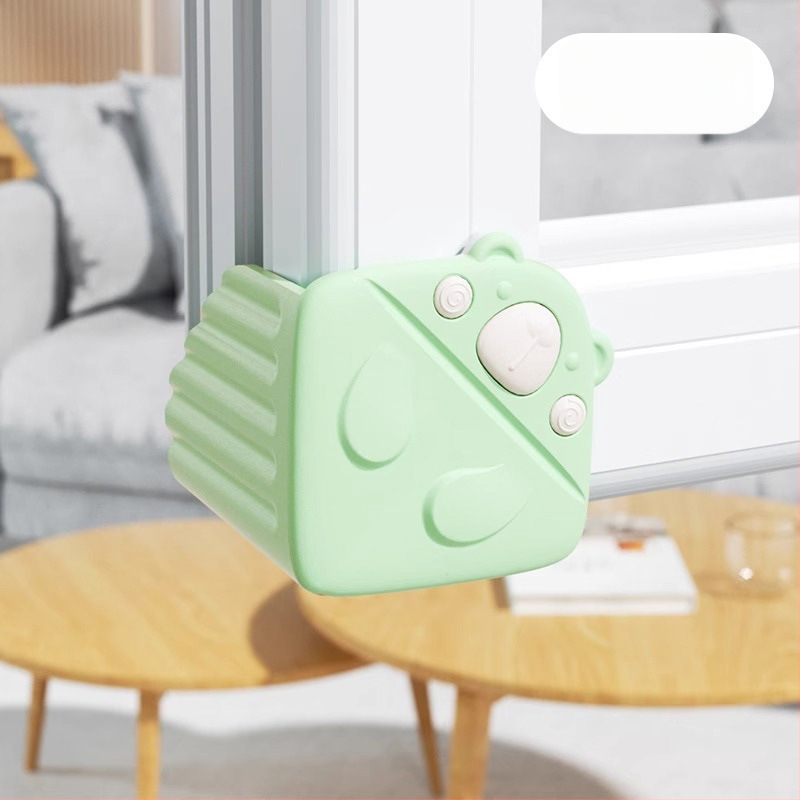 Okrajové ochranné prvky z hliníkovej zliatiny pre okná, vnútorné otváracie okná, sada s mäkkým silikónovým mostíkom, pravouhlý uhol