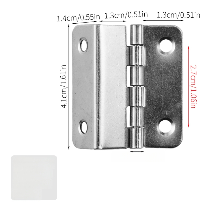 Pánt na nábytok, trojsklopný, s 4 alebo 5 otvormi, niklované zliatiny, jedno ohýbanie, pre domáce použitie