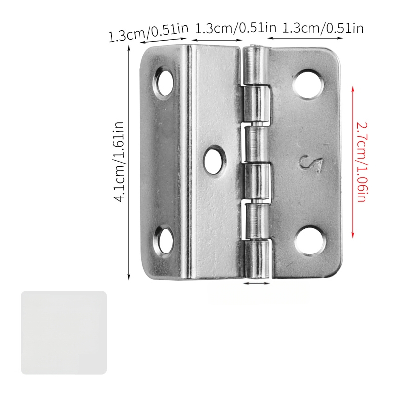 Pánt na nábytok, trojsklopný, s 4 alebo 5 otvormi, niklované zliatiny, jedno ohýbanie, pre domáce použitie