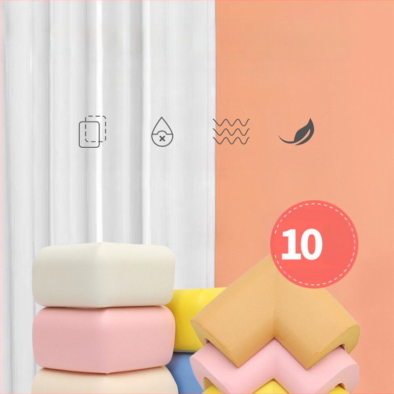 Detský ochranný roh stola - Pravý uhol, 200 ks, Bez značky, Bez dovozu