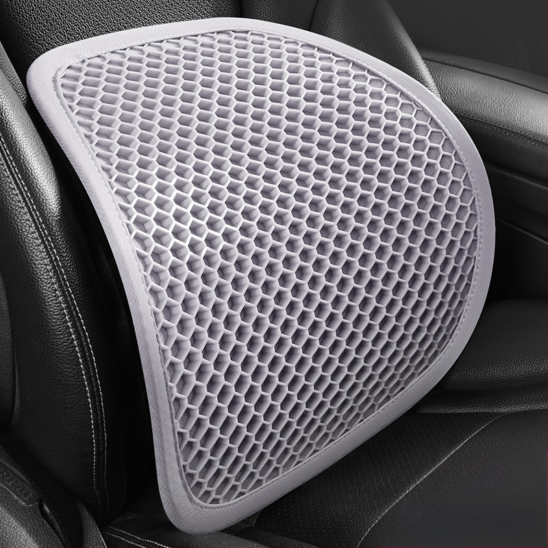 Gélová opora do auta, dýchajúci vankúš chrbta pre dlhé sedenie, letné použitie, ľahká luxus verzia