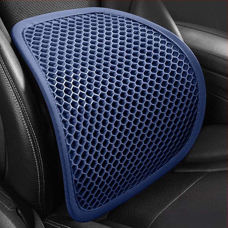 Gélová opora do auta, dýchajúci vankúš chrbta pre dlhé sedenie, letné použitie, ľahká luxus verzia