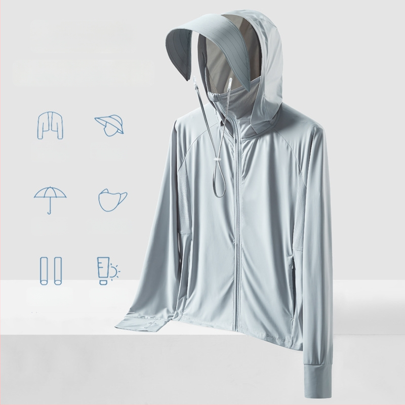 Unisex välitingimustes tuulejope, nailon, kapuuts, UV kaitse 50+