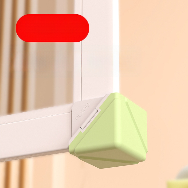 Hlinírové rohové ochranné kryty pre okná - pravouhlé protihliadacie rohy pre vnútorné otváracie okná a dvere - Sada ochrany rohov