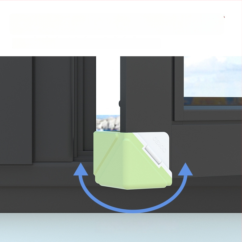 Hlinírové rohové ochranné kryty pre okná - pravouhlé protihliadacie rohy pre vnútorné otváracie okná a dvere - Sada ochrany rohov