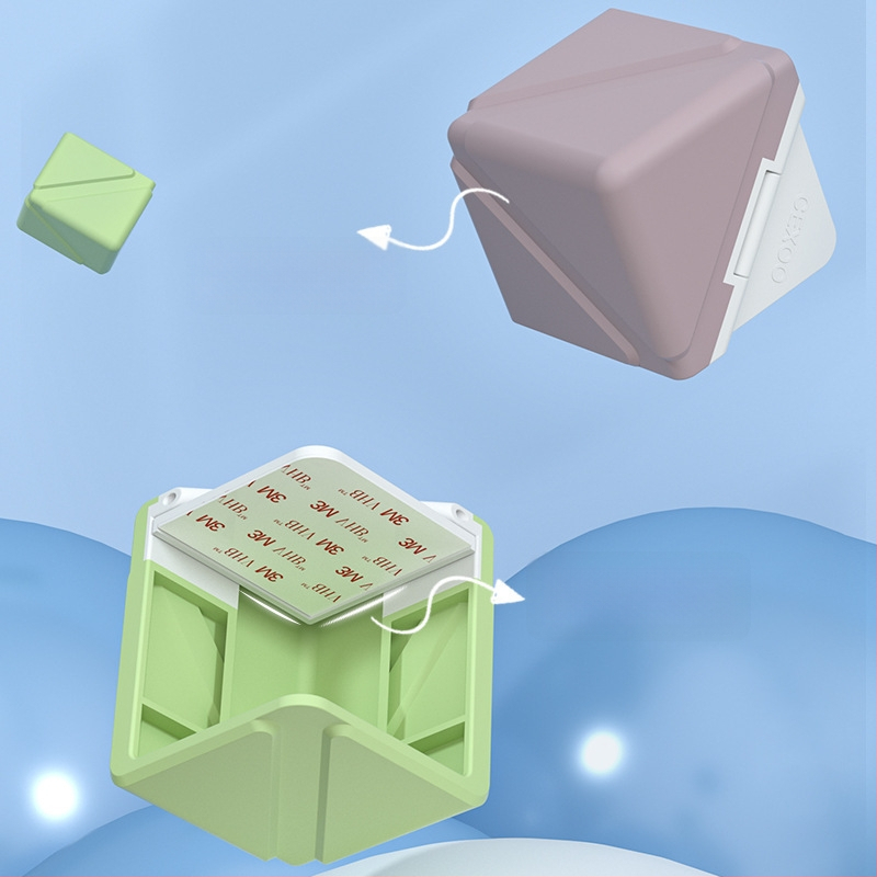 Hlinírové rohové ochranné kryty pre okná - pravouhlé protihliadacie rohy pre vnútorné otváracie okná a dvere - Sada ochrany rohov