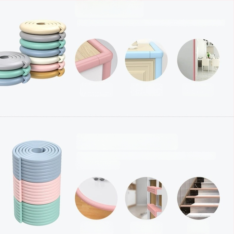 Detská mäkká ochranná páska na rohy stola pre deti - pôvod Yiwu, značka Neck Strength, balenie 90 kusov