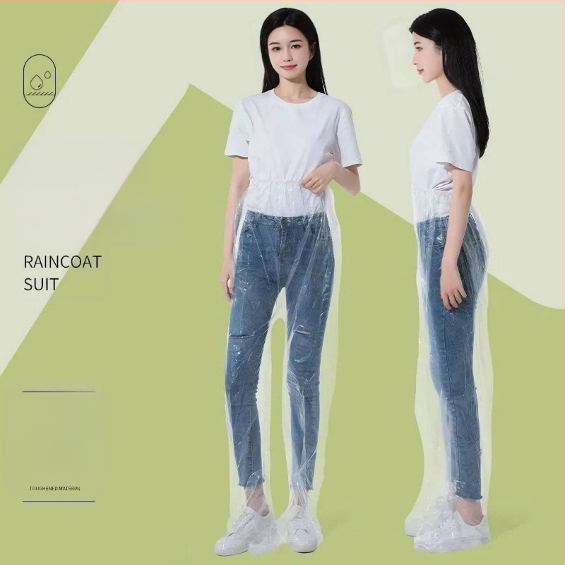 Turistické pončo, polyesterová tkanina, bežná hrúbka, opakovane použiteľné, model 1701599