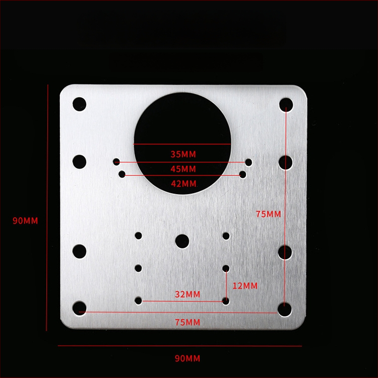 Pántová opravná platňa pre dvierka skriniek (nerezová oceľ 410, brúsený povrch, moderný minimalistický štýl, pre rôzne dvierka skriniek)