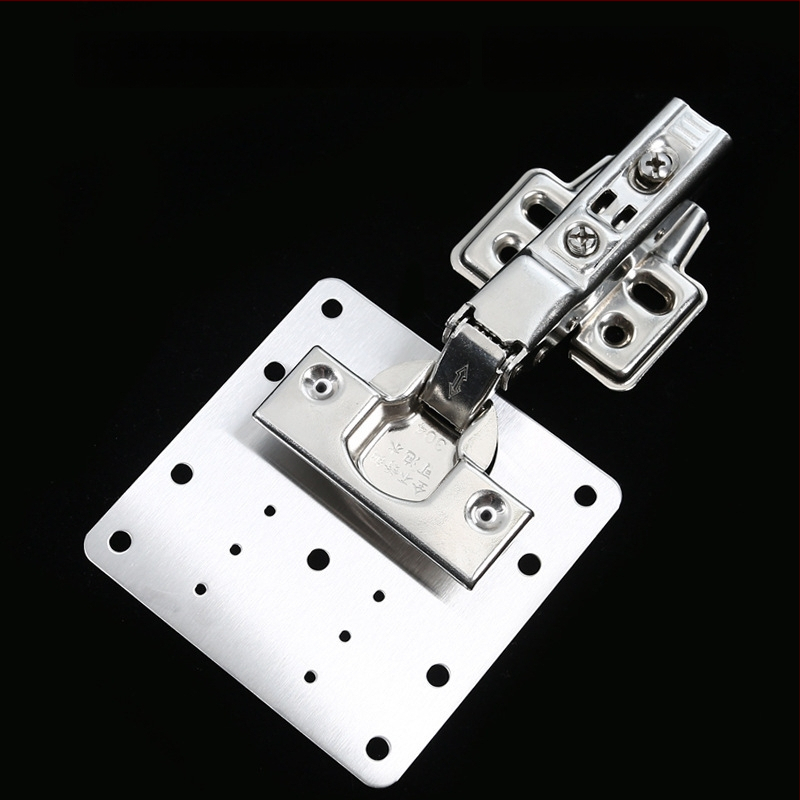 Pántová opravná platňa pre dvierka skriniek (nerezová oceľ 410, brúsený povrch, moderný minimalistický štýl, pre rôzne dvierka skriniek)