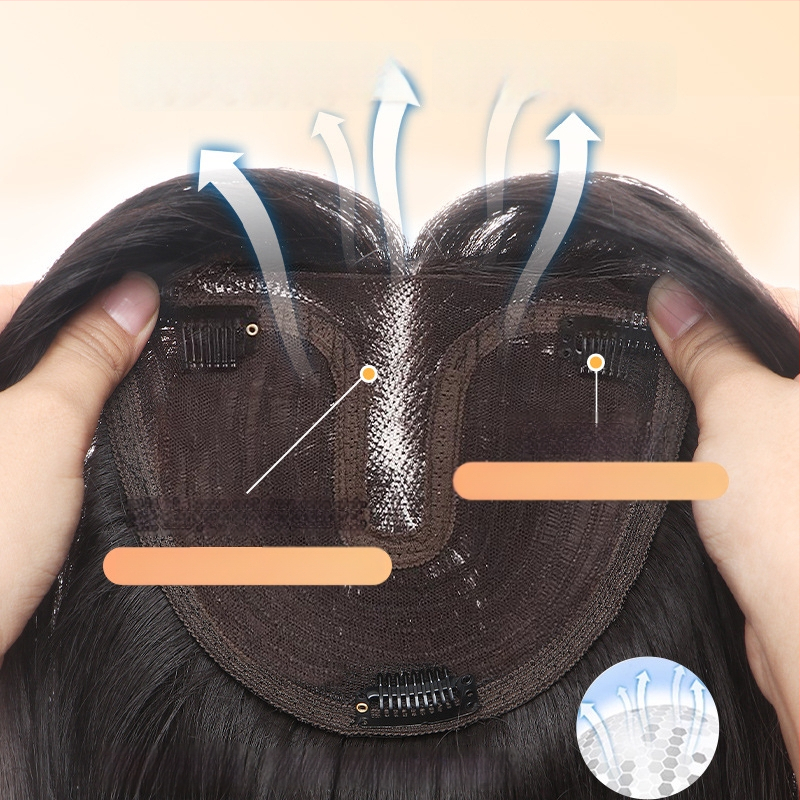 Dámska parochňa – ľahko zvlnené vodné vlny, objem v hornej časti, kučeravé vlasy, vysokoteplotná hodvábna vlákna, mechanické spracovanie, možné farbiť