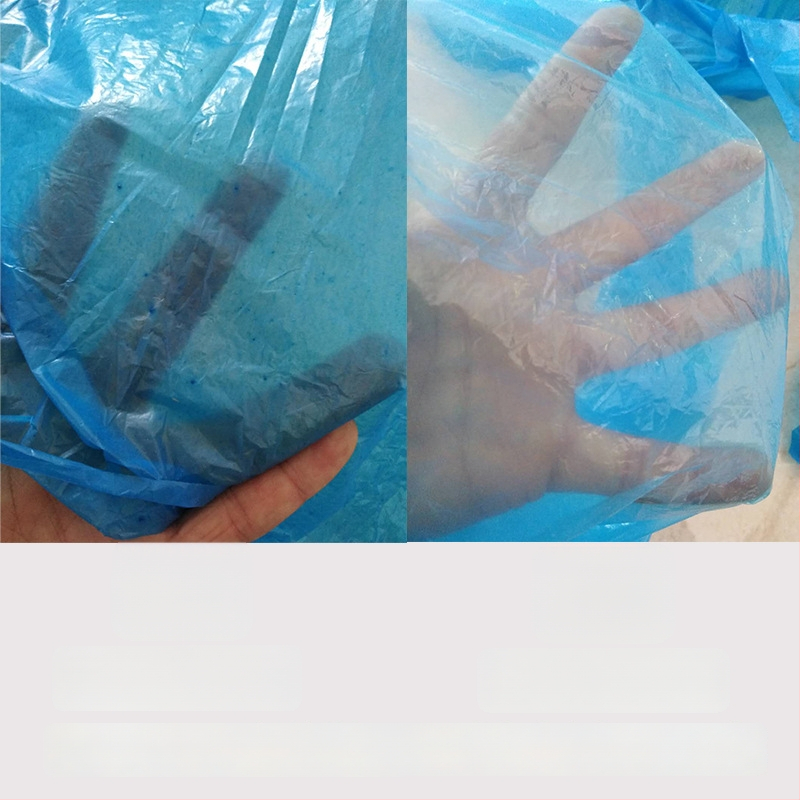 Viso kūno vienkartinis lietaus pončas, PE audinys, plonas 0,02 storis, vienai asiai, TS005PE2