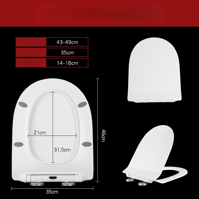 U- tvarovaná WC doska, polstrovaná, vzdialenosť otvorov 14-18 cm, model 8008, materiál: močovino-formaldehydová živica