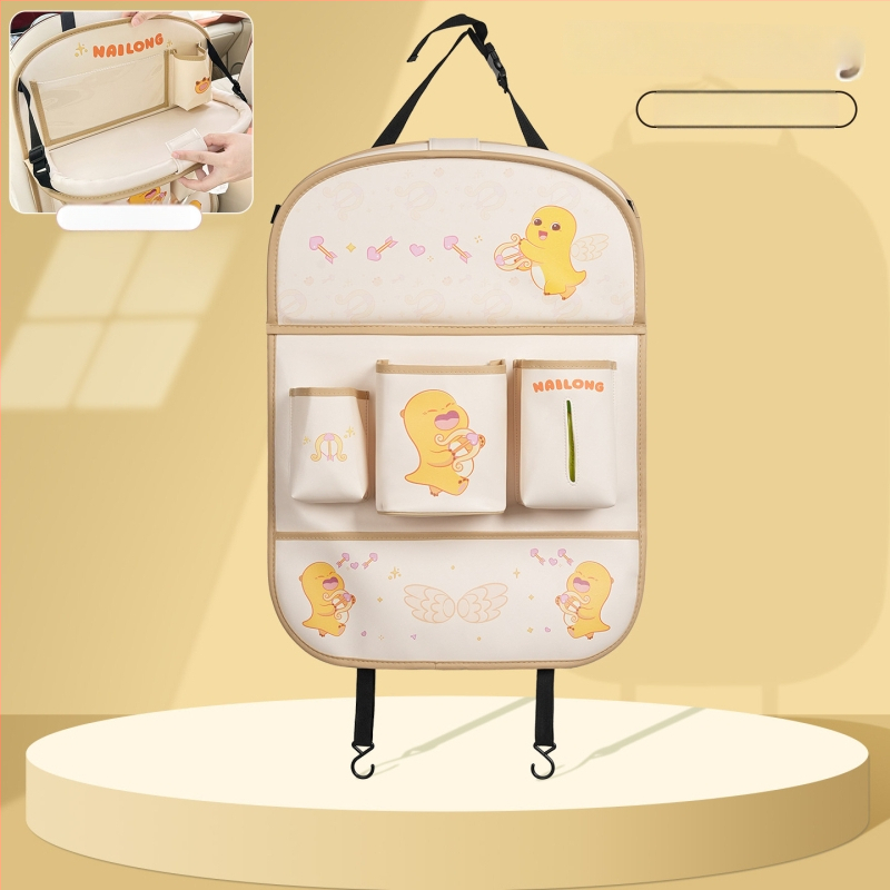 Zložiteľný stolík pre zadné sedadlo auta, inštalácia s zapínaním, univerzálna kompatibilita, Blue Rain