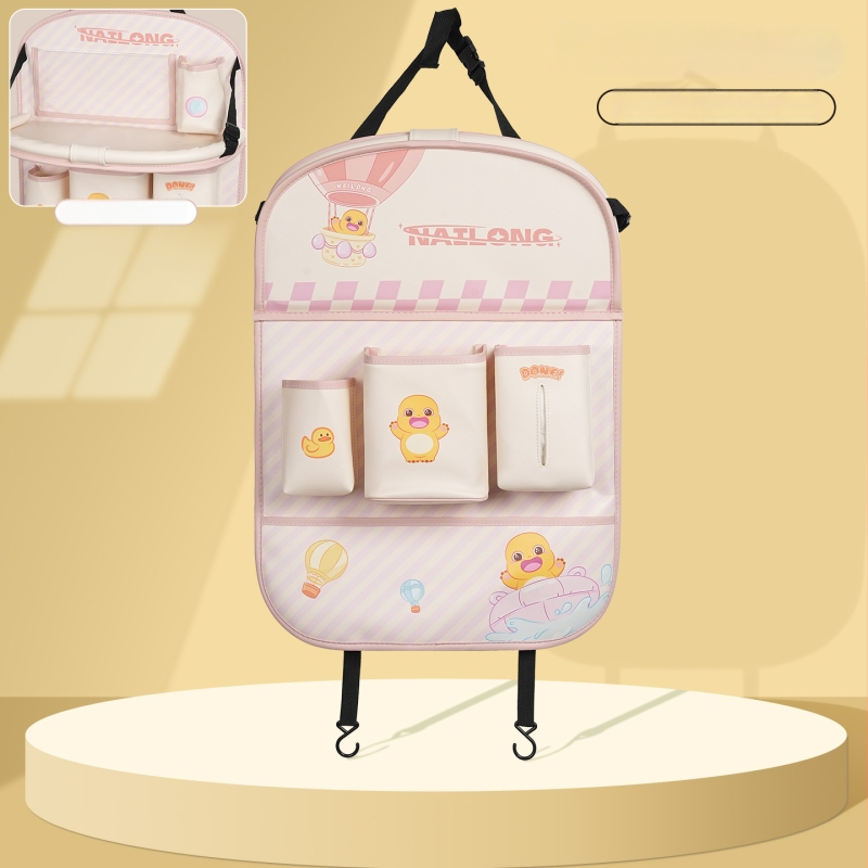 Zložiteľný stolík pre zadné sedadlo auta, inštalácia s zapínaním, univerzálna kompatibilita, Blue Rain