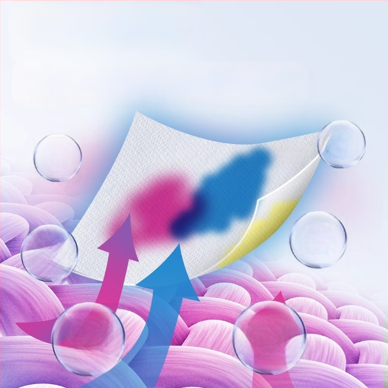 100 ks tablety na pranie proti presunu farieb a prací papier, zabráni zafarbeniu, vhodné pre práčky