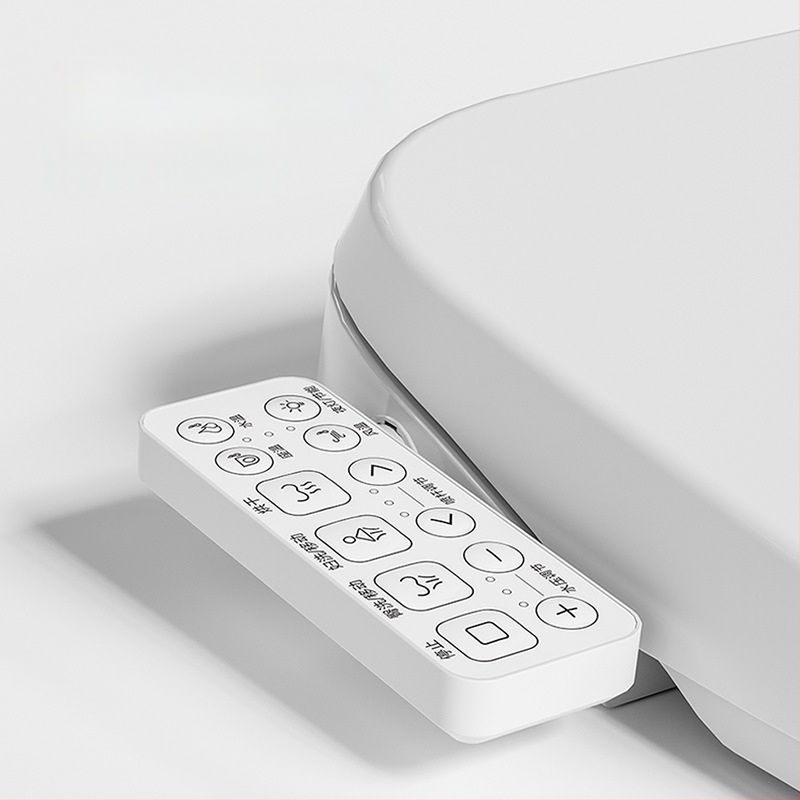 Inteligentná toaletná seda s bidetom — PP doska, RF001-ACMB, nastaviteľný tlak vody, teplota vody a teplý vzduch, samočistiaca tryska, EU 220V/US 110V kompatibilita