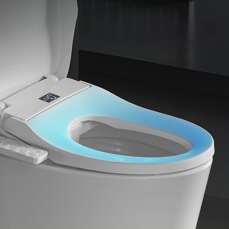 Inteligentná toaletná seda s bidetom — PP doska, RF001-ACMB, nastaviteľný tlak vody, teplota vody a teplý vzduch, samočistiaca tryska, EU 220V/US 110V kompatibilita