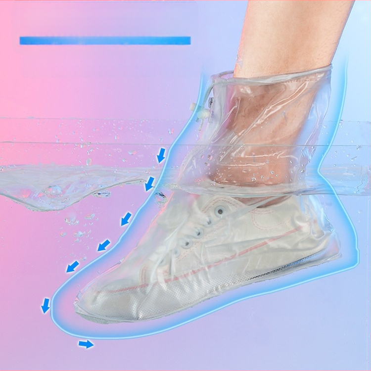 E61AAA ochranný návlek na topánky proti dažďu, unisex, PVC, protisklzový, možnosť prispôsobenia, pôvod Guangdong, balenie 200 kusov