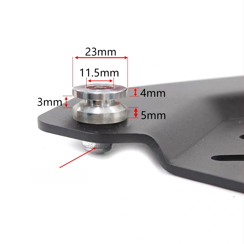 Motocyklový kufor – univerzálna základňa rýchleho uvoľnenia, hliníková zliatina, západka na zadný box