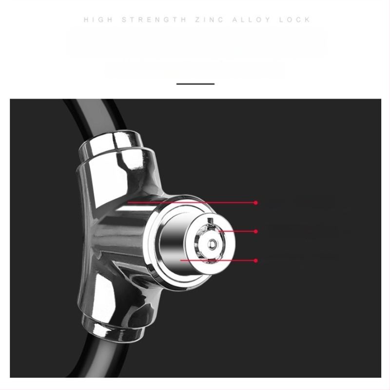 Pengyi zámok na bicykel, zliatina zinku, proti krádeži, univerzálna kompatibilita, hmotnosť 0,4 kg