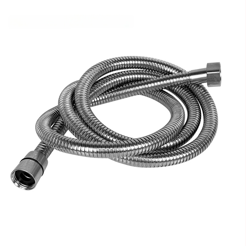 Ruostevabast terasest painduv duššivoolik majapidamises koos keermestatud ühendusega, pikendatud paksenenud toru, rõhu tõstmine — mudelid LS064150, LS064200, 1.6 MPa, 0–80°C