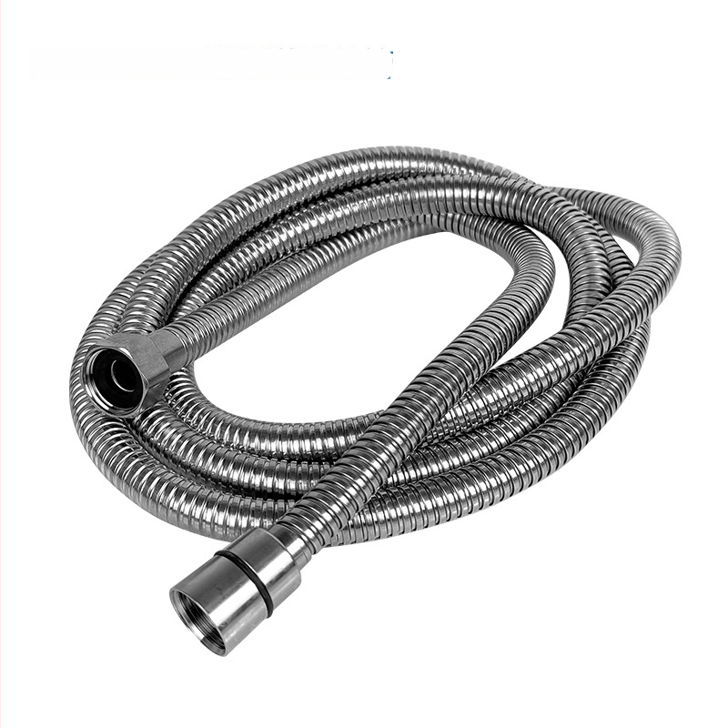 Ruostevabast terasest painduv duššivoolik majapidamises koos keermestatud ühendusega, pikendatud paksenenud toru, rõhu tõstmine — mudelid LS064150, LS064200, 1.6 MPa, 0–80°C