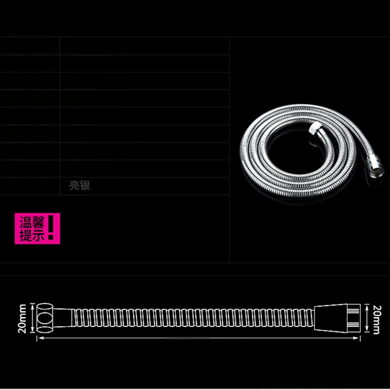 Roostevabast teras dušitoru, mudel pn-l001, nominaalne rõhk 0,8 MPa, töötemperatuur 0–100°C, paigaldus: spiraalne